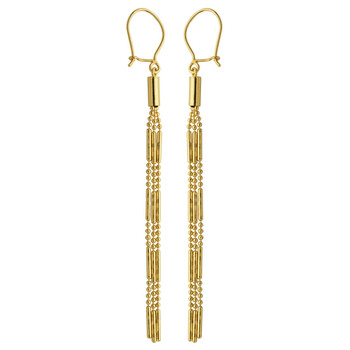 Bông tai 925 Couture 10K Yellow Gold Tassel Earrings