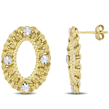 Bông tai Amour 10K Yellow Gold Stud Earrings