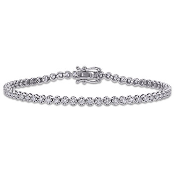 Vòng tay Amour 14K White Gold 2 Ct Tdw Diamond Tennis Bracelet chính hãng