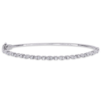 Amour 14K White Gold 3/5 Ct Tdw Diamond Bangle 2 Vòng tay Amour 14K White Gold 3/5 Ct Tdw Diamond Bangle chính hãng