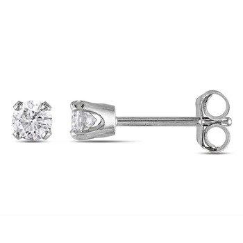 Bông tai Amour 1 / 4 Ct Tw Diamond Stud Earrings In 10K White Gold 7500035677