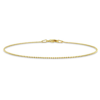 Vòng tay Amour Ball Chain Bracelet In 18K Yellow Gold Plated Sterling Silver chính hãng
