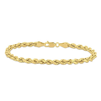 Vòng tay Amour Fashion Rope Chain Bracelet In 14K Yellow Gold Jms005092 chính hãng