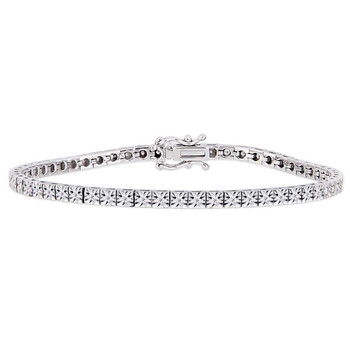 Vòng tay Amour 3/4 Ct Tw Diamond Tennis Bracelet In 14K White Gold Jms005260 chính hãng