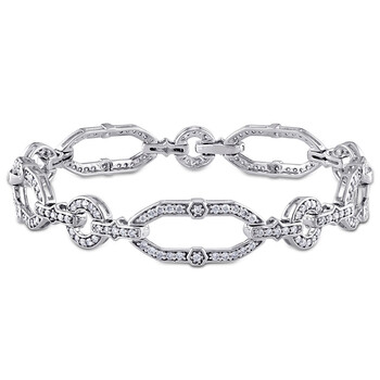 Amour 2 Ct Diamond Tw Bracelet 14K White Gold Gh Si Length (Inches): 7 2 Vòng tay Amour 2 Ct Diamond Tw Bracelet 14K White Gold Gh Si Length (Inches): 7 chính hãng