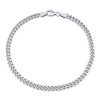 Vòng tay Amour Curb Link Chain Bracelet In Sterling Silver chính hãng
