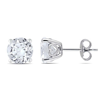Bông tai Amour Created White Sapphire Earrings Jms003152