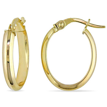 Bông tai Amour Hoop Earrings In 10K Polished Yellow Gold Jms004676