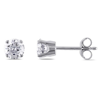 Bông tai Amour 3/4 Ct Tw Diamond Stud Earrings In 14K White Gold Jms004769
