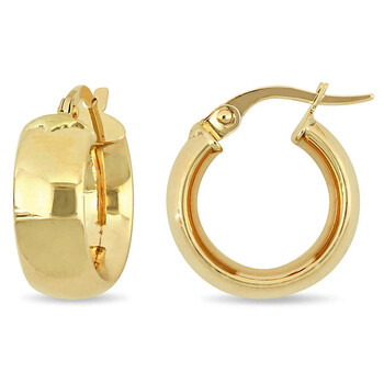Bông tai Amour Hoop Earrings 10K Yellow Gold Jms004893