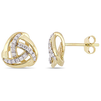 Bông tai Amour 1/5 Ct Tw Diamond Stud Earrings In 10K Yellow Gold Jms004987