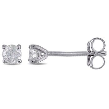 Bông tai Amour 1/4 Ct Tw Diamond Stud Earrings In 14K White Gold Jms003010
