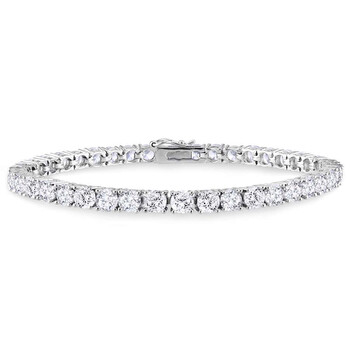 Amour Cubic Zirconia Sterling Silver Tennis Bracelet Jms003288 2 Vòng tay Amour Cubic Zirconia Sterling Silver Tennis Bracelet Jms003288 chính hãng