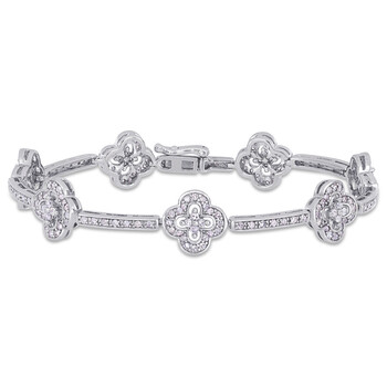 Vòng tay Amour 2 Ct Diamond Tw Bracelet Silver I3 Length (Inches): 7.25 chính hãng