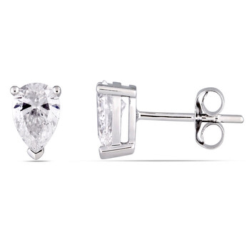 Bông tai Amour 14K White Gold 1 Ct Tdw Diamond Post Stud Earrings