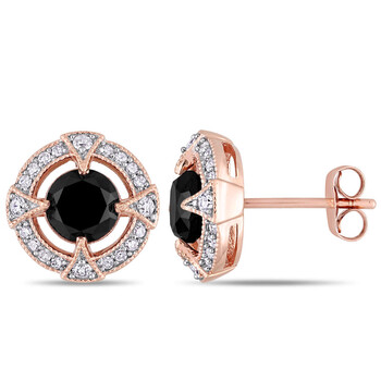 Bông tai Amour 10K Rose Gold 2 1/5 Ct Tdw Diamond Stud Earrings