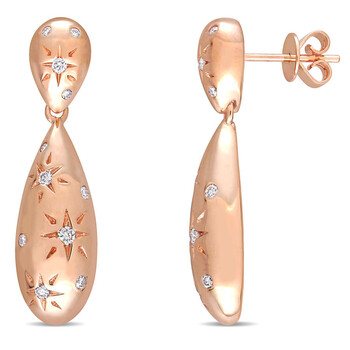Amour 14K Rose Gold 1/3 Ct Tdw Diamond Stud Earrings 1 Bông tai Amour 14K Rose Gold 1/3 Ct Tdw Diamond Stud Earrings