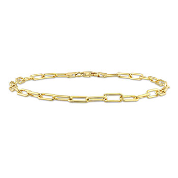 Vòng tay Amour Oval Link Bracelet In 18K Yellow Gold Plated Sterling Silver chính hãng