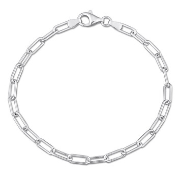 Vòng tay Amour Oval Link Bracelet In Sterling Silver chính hãng