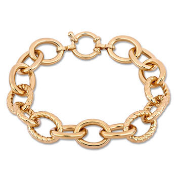 Amour Oval Link Bracelet In Yellow Plated Sterling Silver 1 Vòng tay Amour Oval Link Bracelet In Yellow Plated Sterling Silver chính hãng