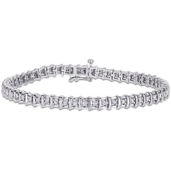 Vòng tay Amour Sterling Silver 1 Ct Tdw Diamond Bracelet chính hãng
