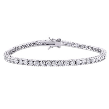 Amour Sterling Silver 5 5/8 Ct Tgw Created White Moissanite Tennis Bracelet 1 Vòng tay Amour Sterling Silver 5 5/8 Ct Tgw Created White Moissanite Tennis Bracelet chính hãng