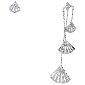 Apm Monaco Asymmetric Long Flamenco Earring And Stud 2 Bông tai Apm Monaco Asymmetric Long Flamenco Earring And Stud