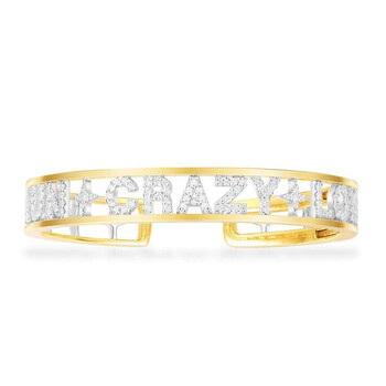 Vòng tay Apm Monaco Ladies Crazy Love Open Cuff Bracelet chính hãng