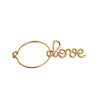 Bông tai Atelier Paulin Ladies Single Love Baby Hoop Earring In Gold