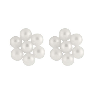 Bella Pearl Floral Cluster Stud Earrings Fl-B 1 Bông tai Bella Pearl Floral Cluster Stud Earrings Fl-B