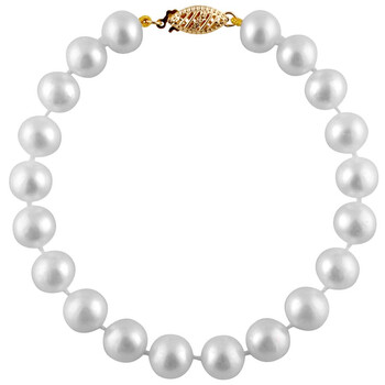 Vòng tay Bella Pearl White Freshwater Pearl Bracelet Fwr6-7W chính hãng