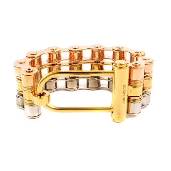 Vòng tay Burberry Bicycle Chain Gold And Rose Gold-Plated Bracelet chính hãng