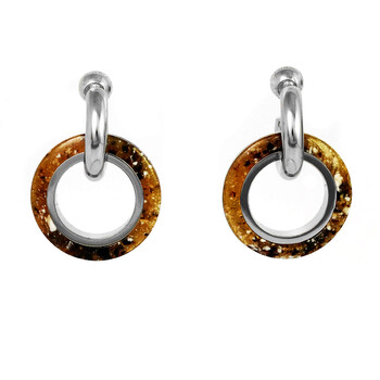 Bông tai Burberry Ladies Double Hoop Earrings