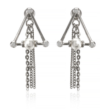 Bông tai Burberry Triangle Imitation Pearl Stud Earrings