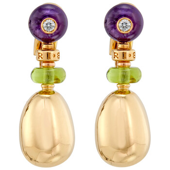 Bvlgari Mediterranean Eden 18K Yellow Gold Earrings 346340 1 Bông tai Bvlgari Mediterranean Eden 18K Yellow Gold Earrings 346340