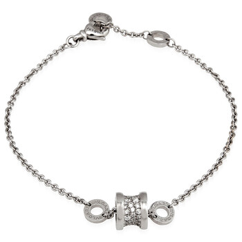 Vòng tay Bvlgari B.Zero1 18K White Gold Diamond Pave Bracelet 350899 chính hãng