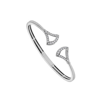 Bvlgari Divas Dream Ladies Openwork 18 Kt White Gold Bracelet 2 Vòng tay Bvlgari Divas Dream Ladies Openwork 18 Kt White Gold Bracelet chính hãng