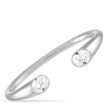 Vòng tay Calvin Klein Brilliant Stainless Steel White Crystal Open Bangle Bracelet chính hãng