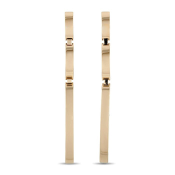Bông tai Calvin Klein Champagne Gold Pvd Plated Stainless Steel Big Earrings