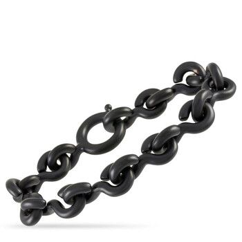Vòng tay Calvin Klein Choppy Matte Black Pvd Plated Stainless Steel Bracelet Size Large chính hãng