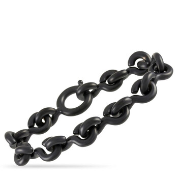 Vòng tay Calvin Klein Choppy Matte Black Pvd Plated Stainless Steel Bracelet Size Medium chính hãng
