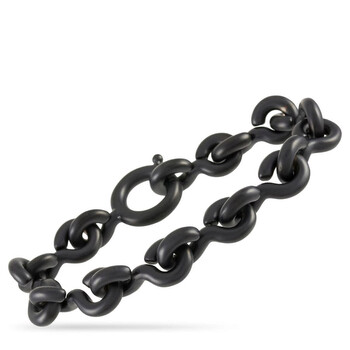 Vòng tay Calvin Klein Choppy Matte Black Pvd Plated Stainless Steel Bracelet Size Small chính hãng