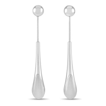 Bông tai Calvin Klein Ellipse Stainless Steel White Synthetic Stone Earrings