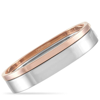 Vòng tay Calvin Klein Hook Stainless Steel Rose Gold Pvd Closed Bangle Bracelet Set chính hãng