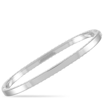 Vòng tay Calvin Klein Hook Stainless Steel White Crystal Closed Bangle Bracelet chính hãng