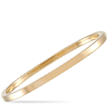 Vòng tay Calvin Klein Hook Yellow Gold Pvd Plated Stainless Steel White Crystal Bracelet chính hãng