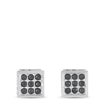 Calvin Klein Rocking Stainless Steel Gray Crystal Stud Earrings 1 Bông tai Calvin Klein Rocking Stainless Steel Gray Crystal Stud Earrings