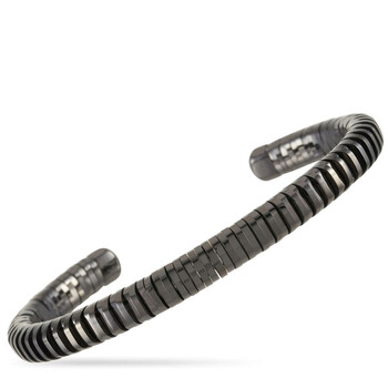Vòng tay Calvin Klein Spring Gray Pvd Plated Stainless Steel Open Bracelet chính hãng