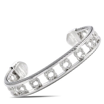 Vòng tay Charriol Heart To Heart Sterling Silver Bangle Bracelet Size Small chính hãng