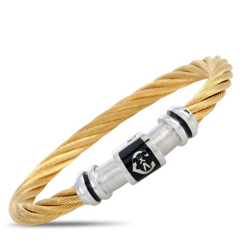 Vòng tay Charriol Stainless Steel And Yellow Pvd Bangle Bracelet Size Medium chính hãng